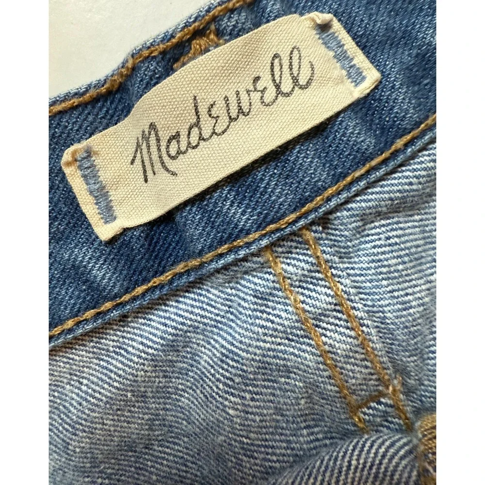 Madewell The Perfect Jean‎ Short 26 Ullman Raw Hem High Rise Denim Y2K